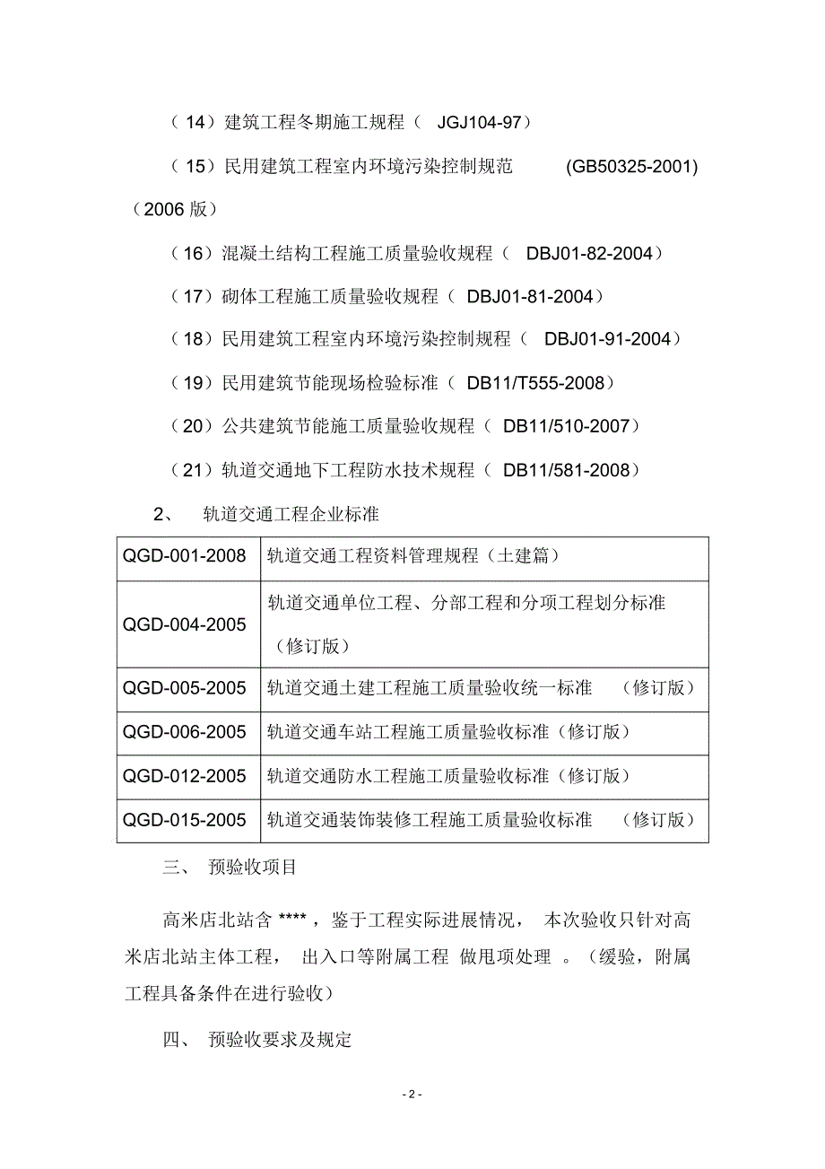 监理单位预验收方案(徐改)要点_第2页