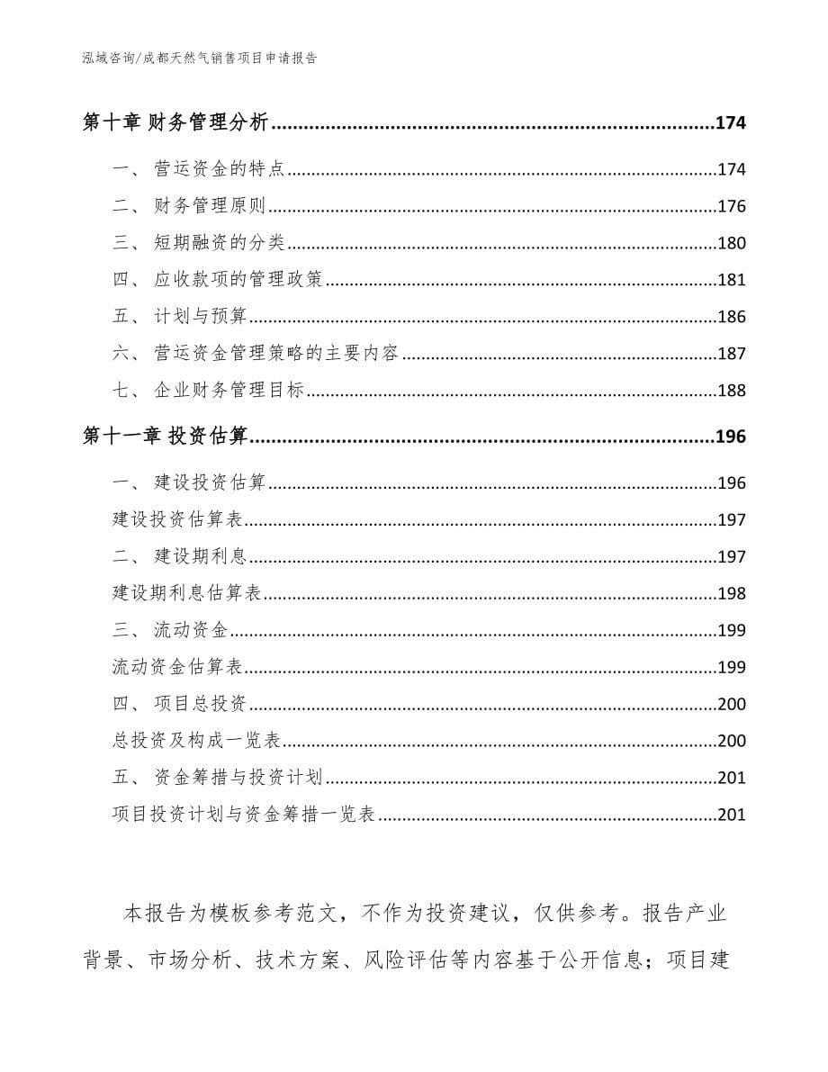 自贡天然气销售项目申请报告_第5页