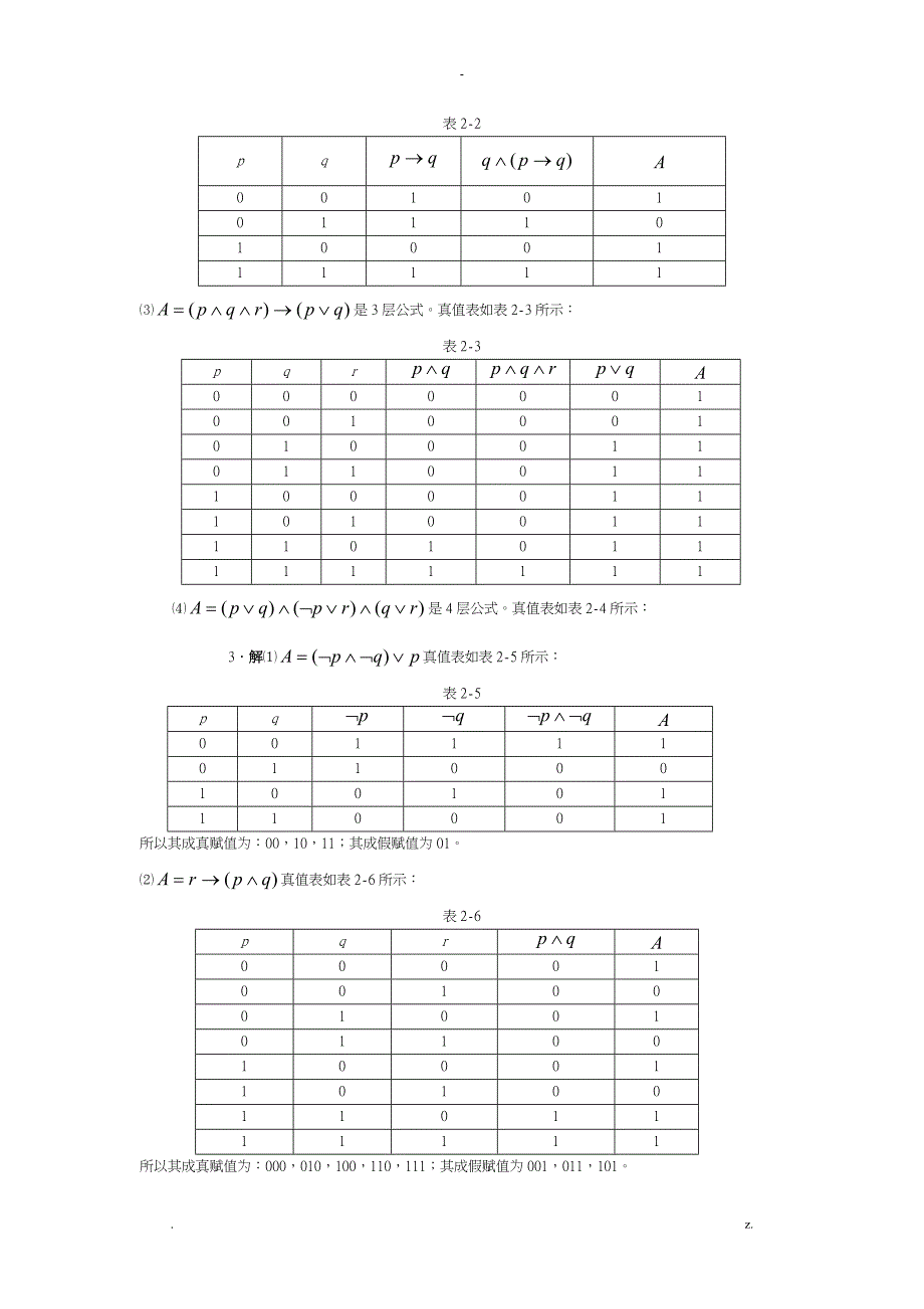 离散数学答案命题逻辑_第2页