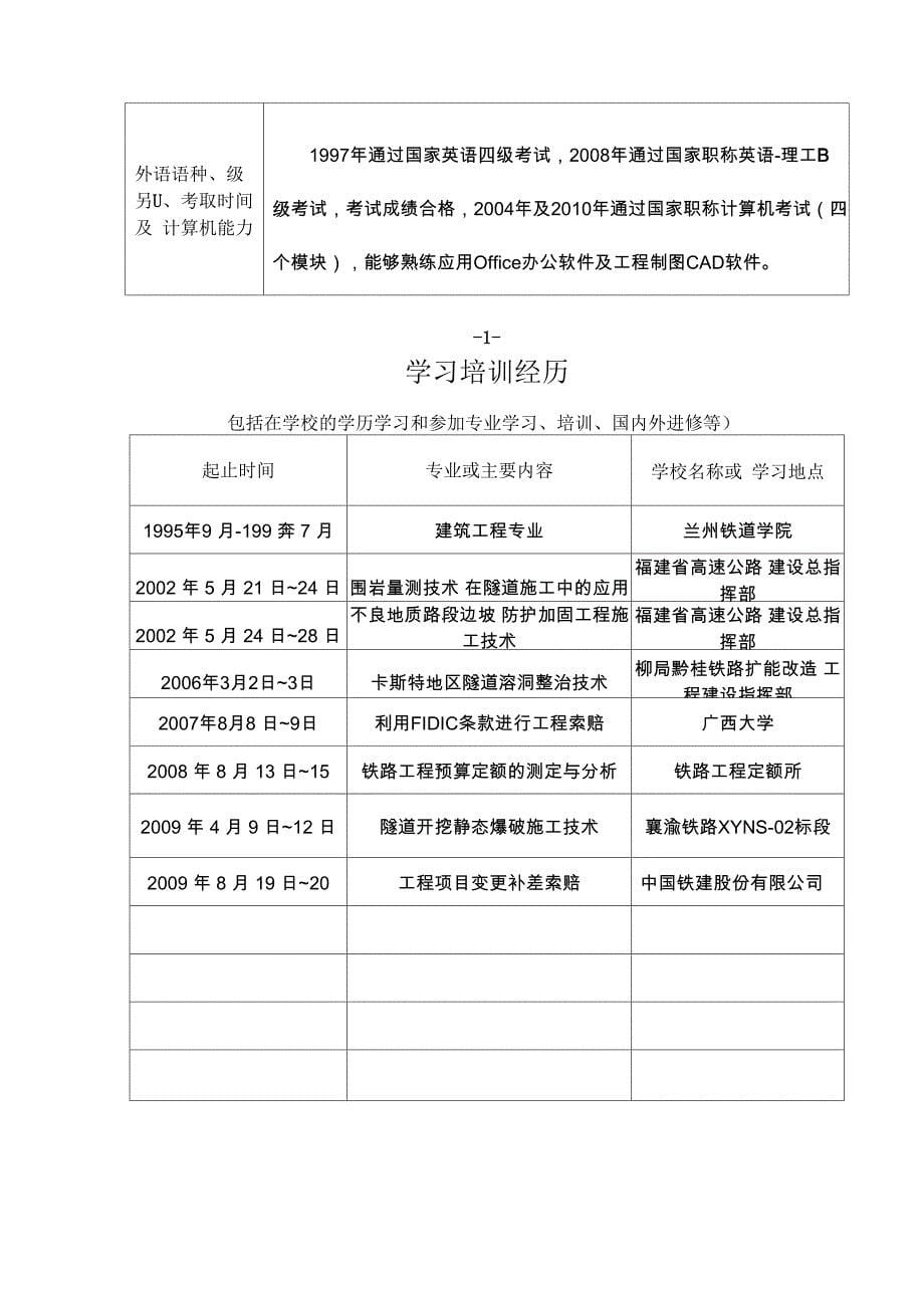 专业技术职务任职资格评审表_第5页