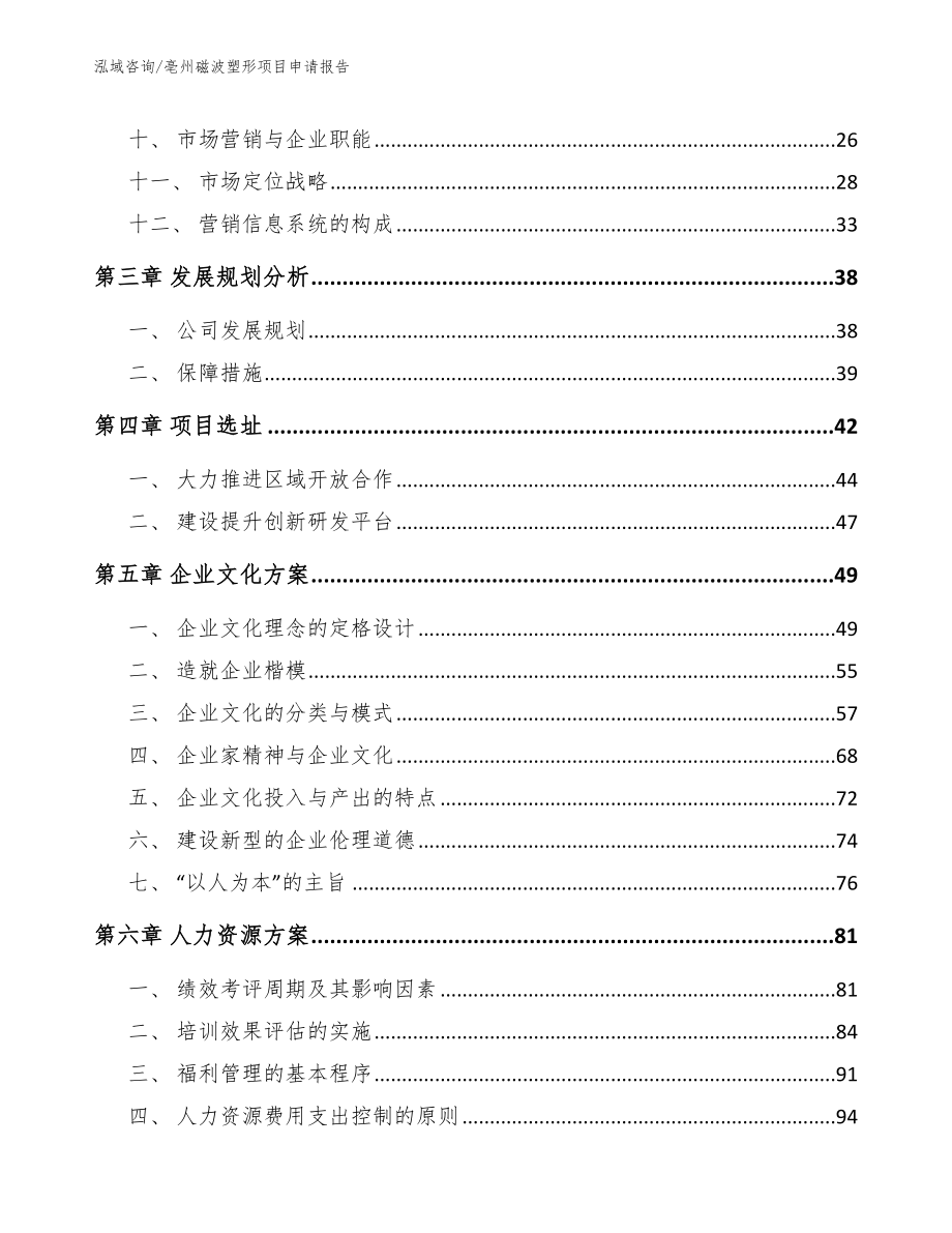 亳州磁波塑形项目申请报告_模板参考_第2页