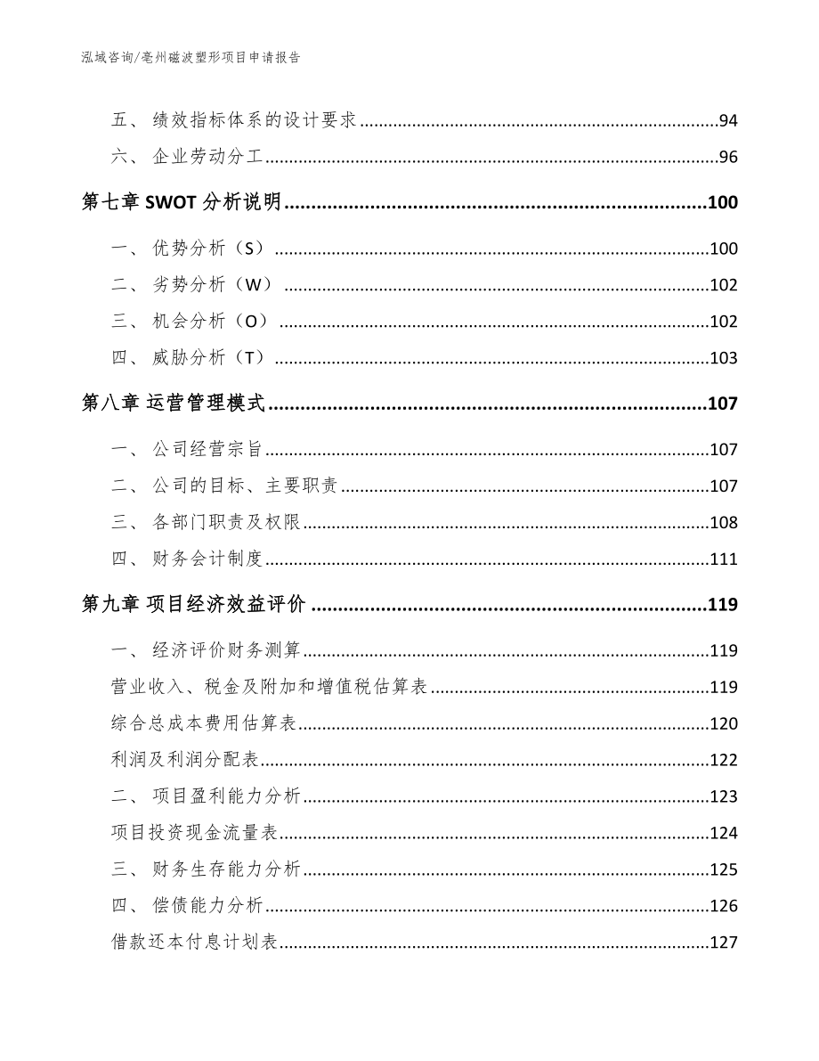 亳州磁波塑形项目申请报告_模板参考_第3页