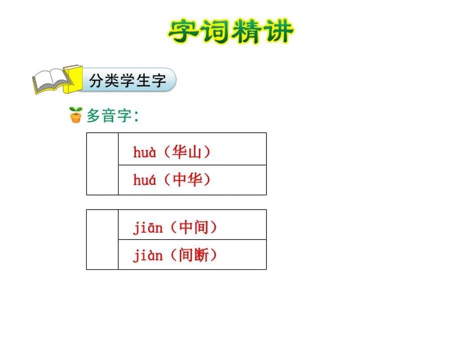 一年级下册语文课件－9.咏华山｜苏教版_第5页