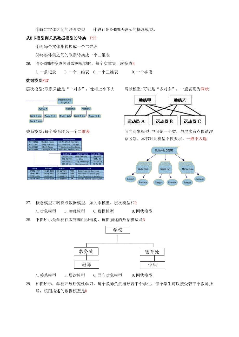 数据管理技术选择题精选_第5页