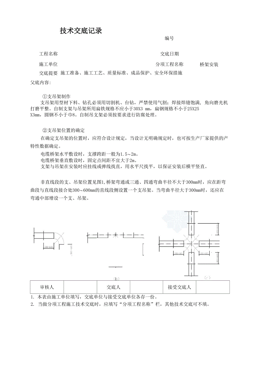 电缆桥架安装技术交底_第3页