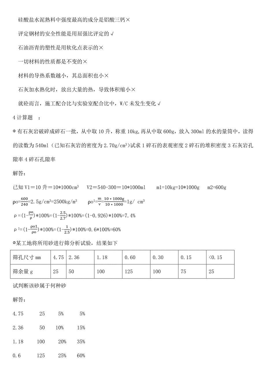 建筑材料基础知识点_第4页