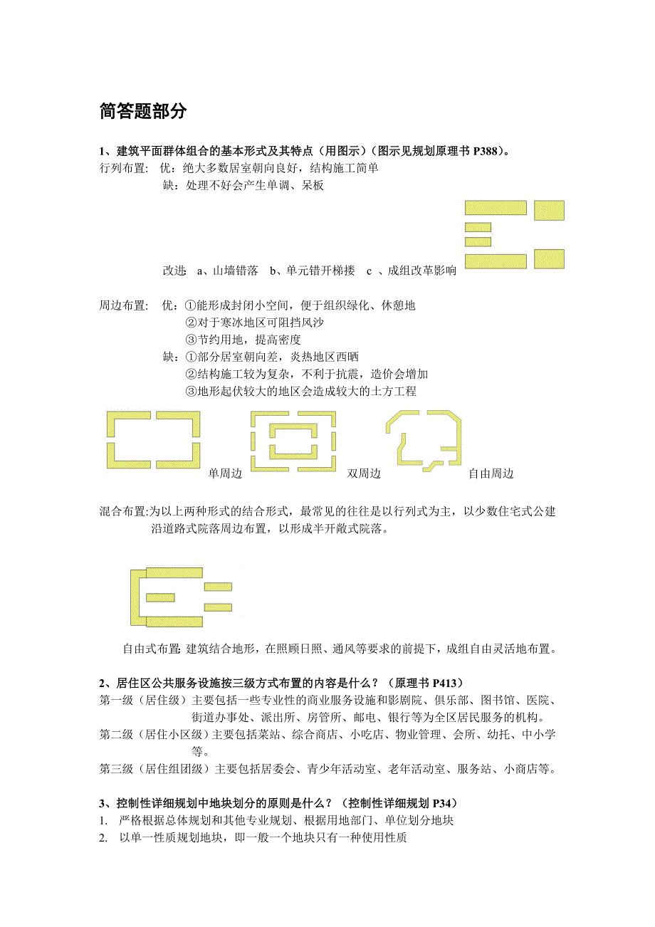 城市规划简答题与答案.doc_第1页