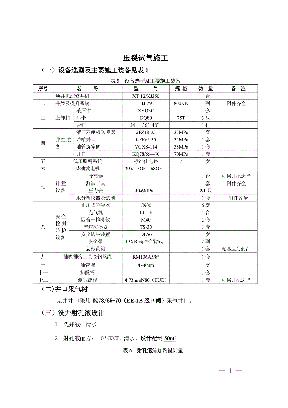 整理版施工方案压裂试气施工_第1页
