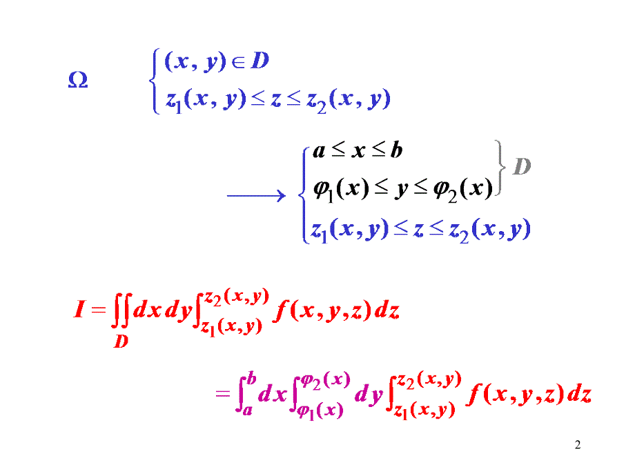 高等数学第三节三重积分的计算_第2页