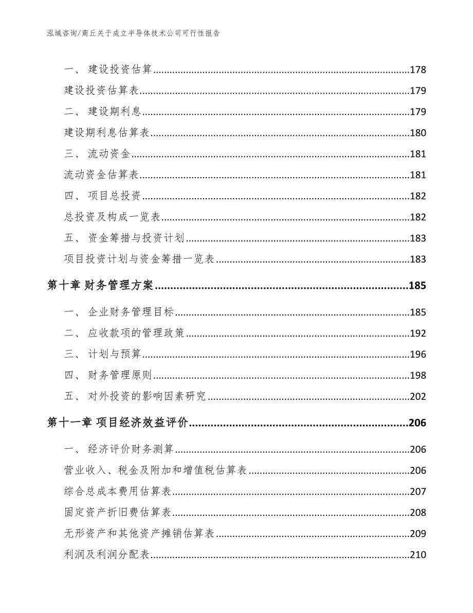 商丘关于成立半导体技术公司可行性报告_模板_第5页