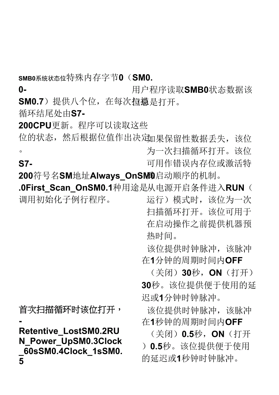 S7-200-PLC-SM特殊功能寄存器赋值与功能_第4页