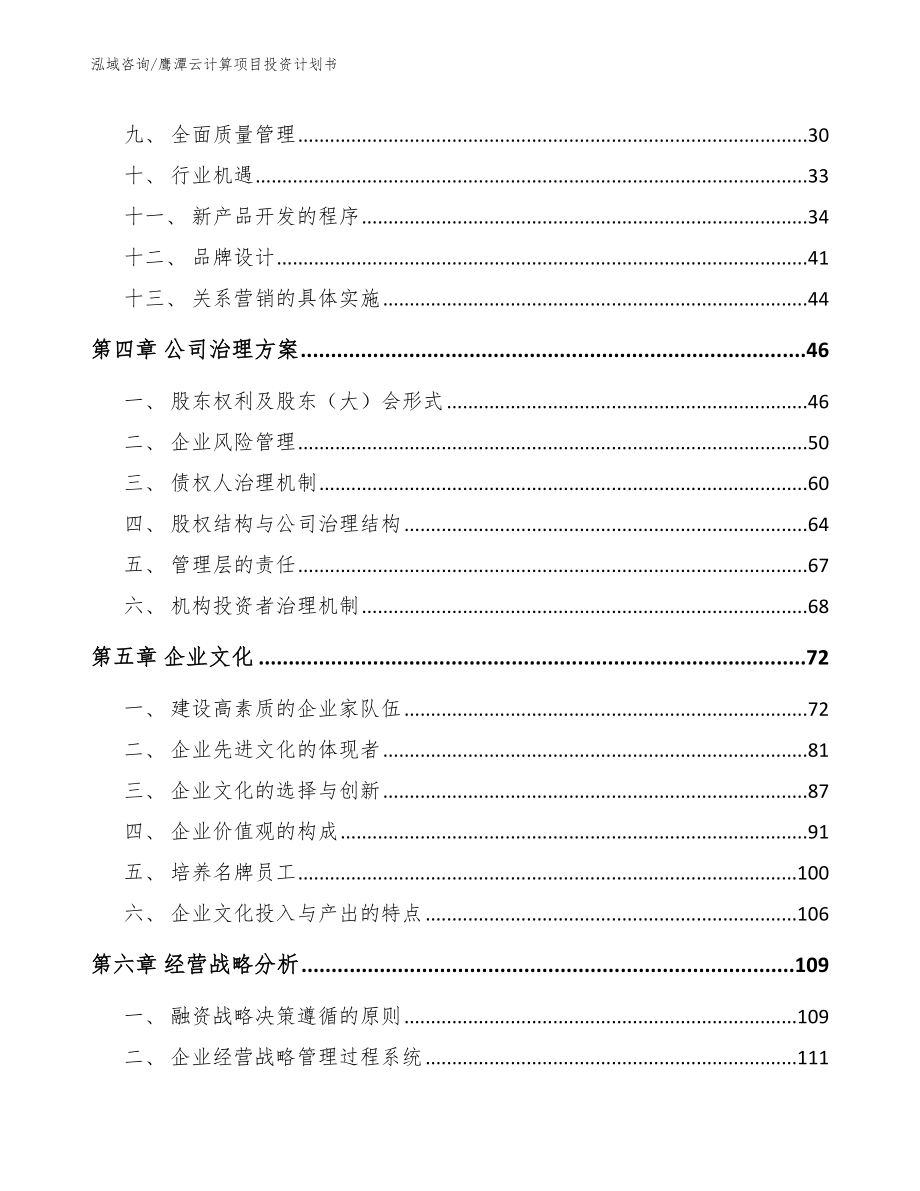 鹰潭云计算项目投资计划书（参考模板）_第3页