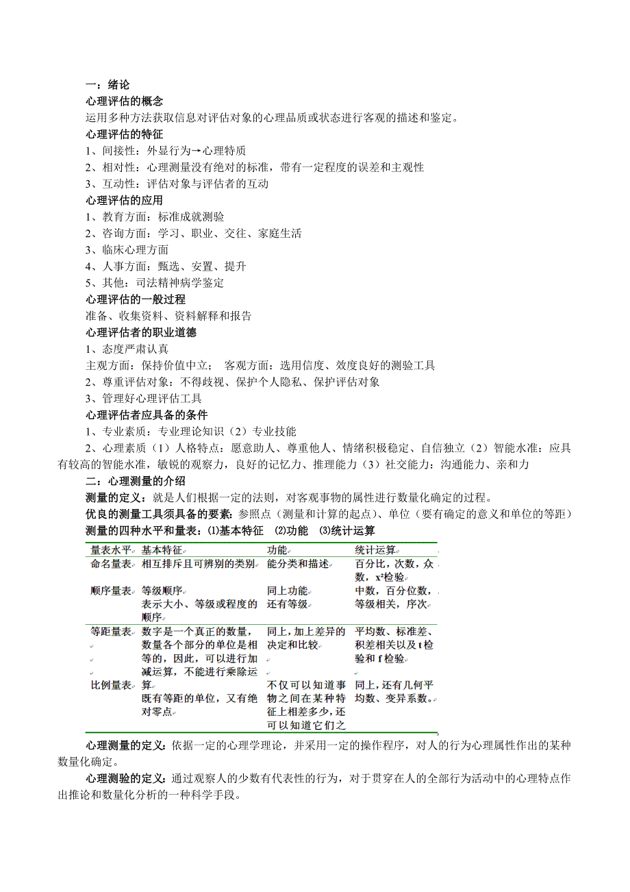 心理评估整理提纲_第1页