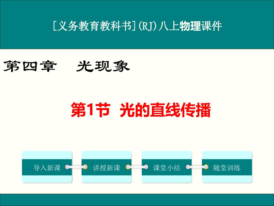 人教版八年级上册物理《光的直线传播》ppt课件_第1页