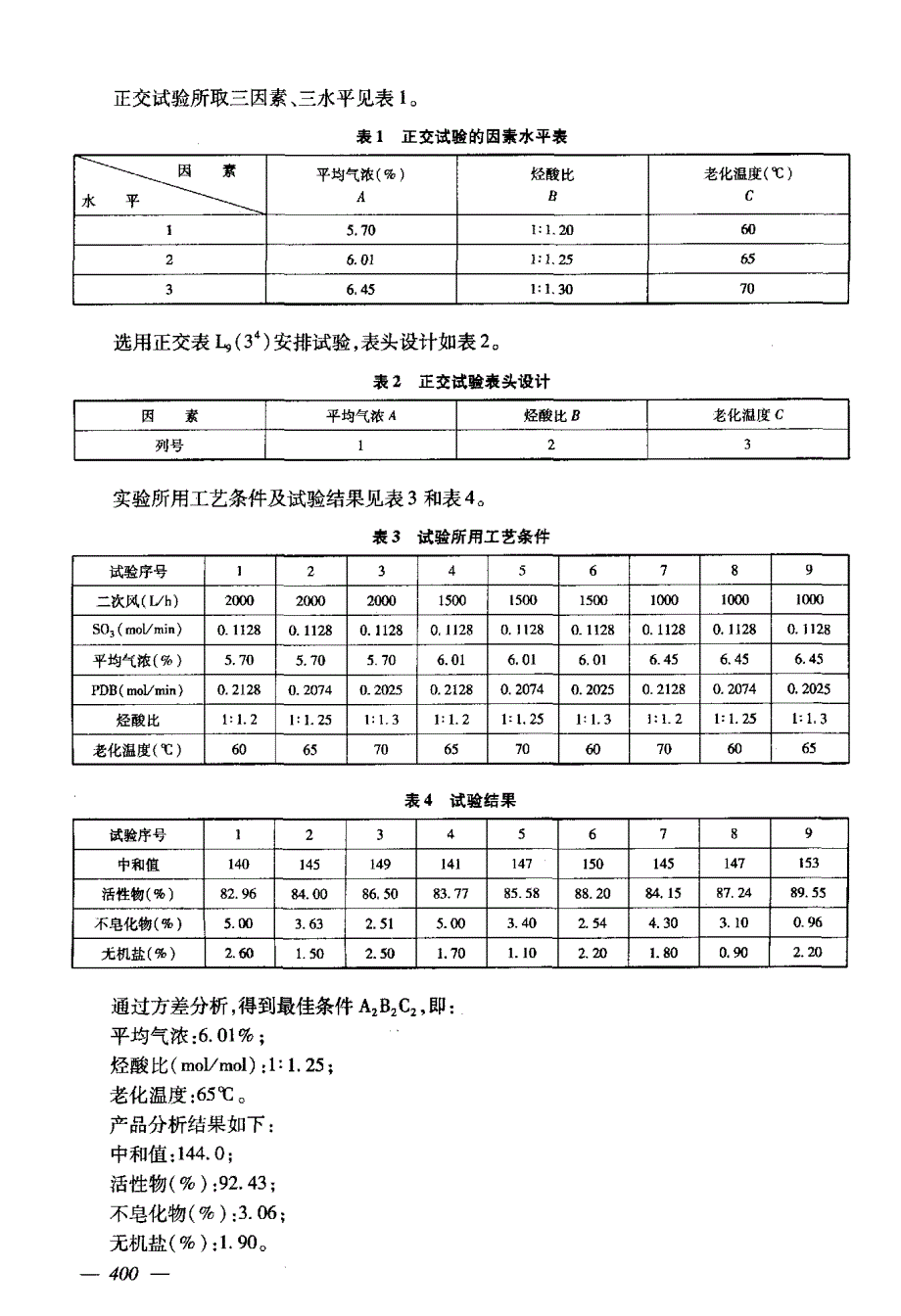 国标-组分相对单一弱碱烷基苯磺酸盐的研制及在三元复合驱矿场试验中的应用_第3页