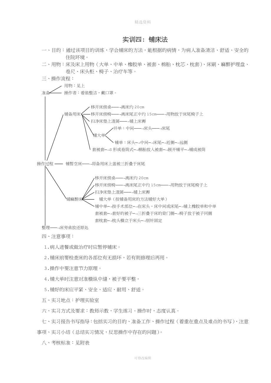 《护理学基础》实训教案.doc_第5页