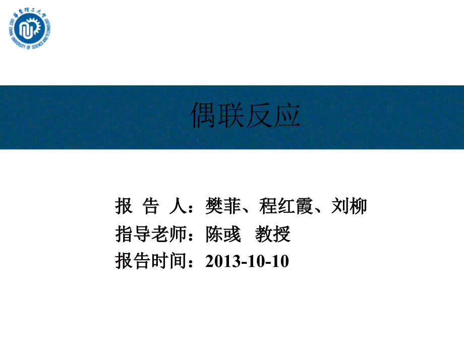 偶联反应ppt总合_第1页