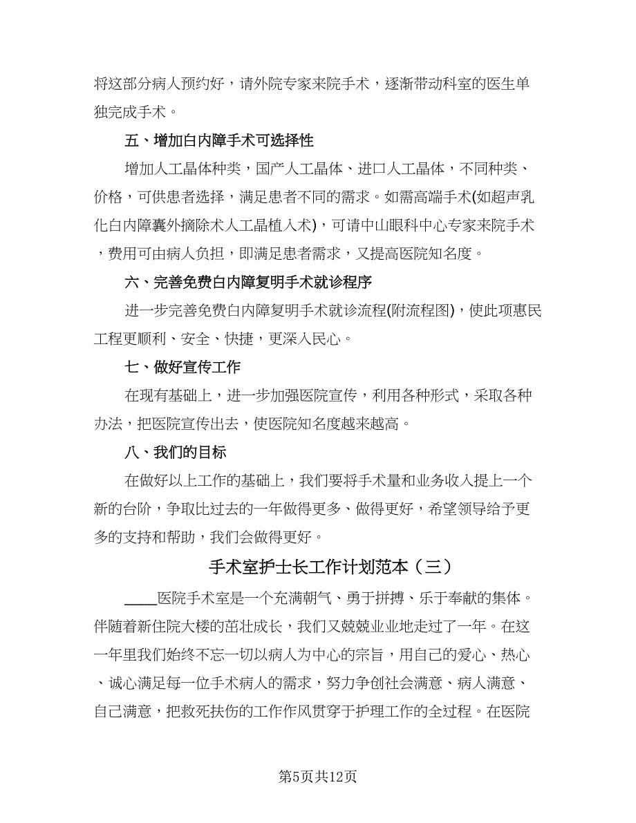 手术室护士长工作计划范本（四篇）.doc_第5页