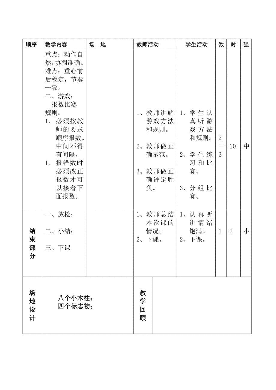 小学五年级体育教案.doc_第5页