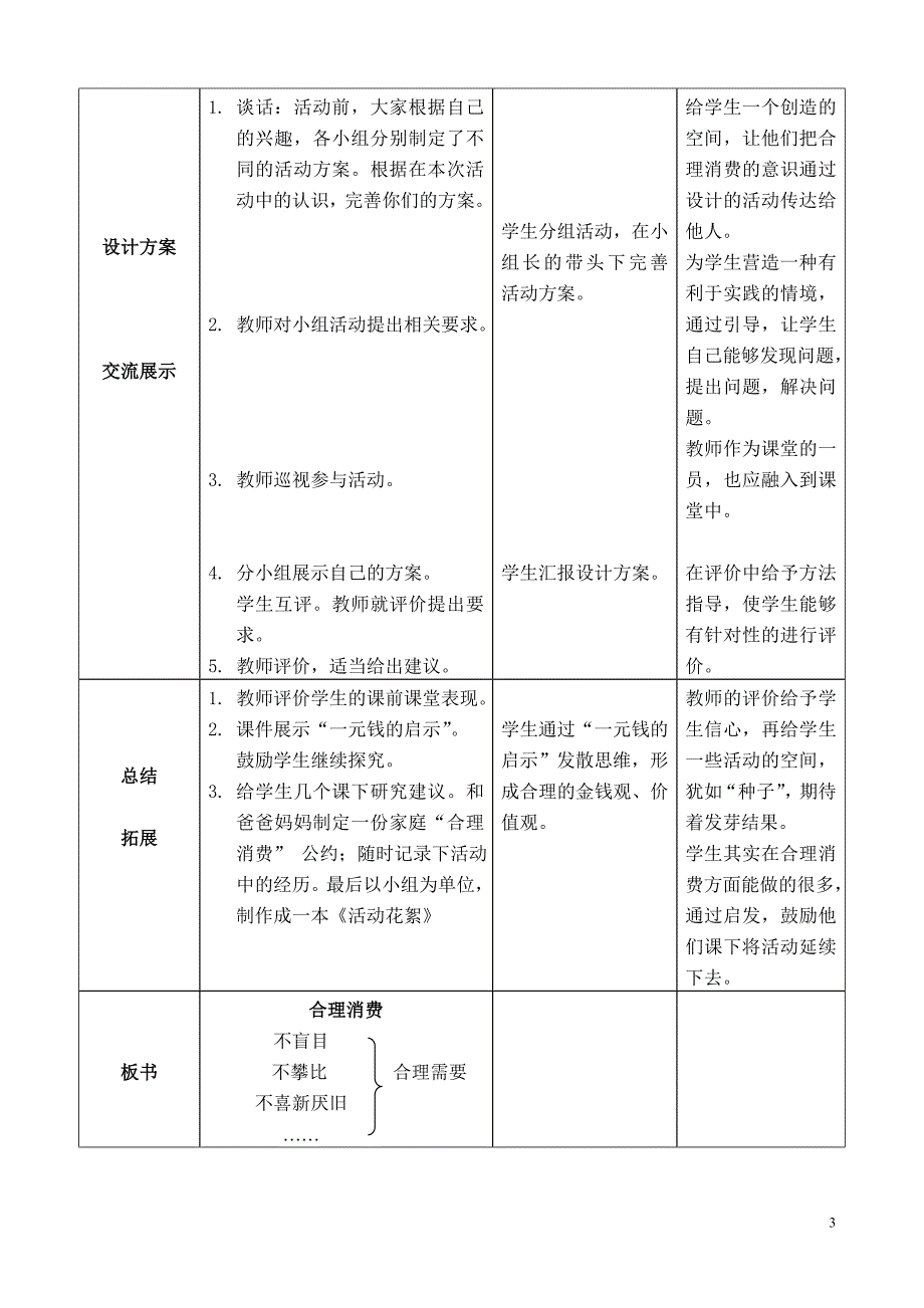 五一小学吴广知合理消费活动设计(上报）_第3页