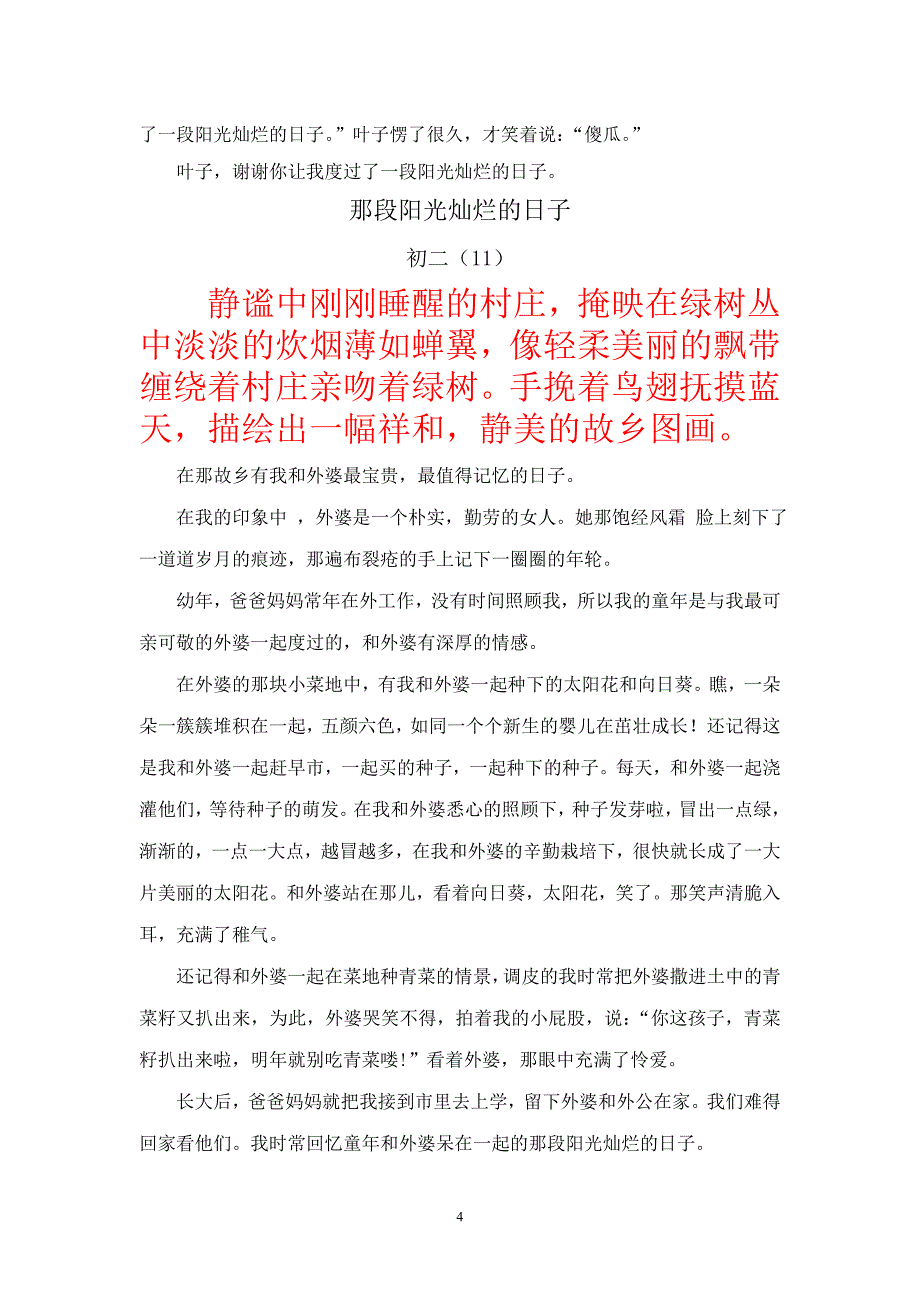 那段阳光灿烂的日子.doc_第4页