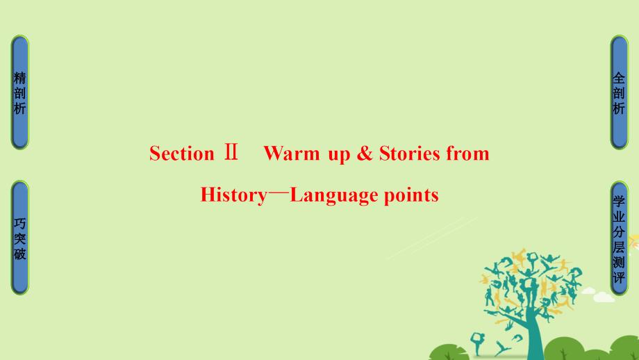 高中英语 Unit 16 Stories Section Ⅱ Warm-up &amp; Stories from History-Language points课件 北师大版选修6_第1页