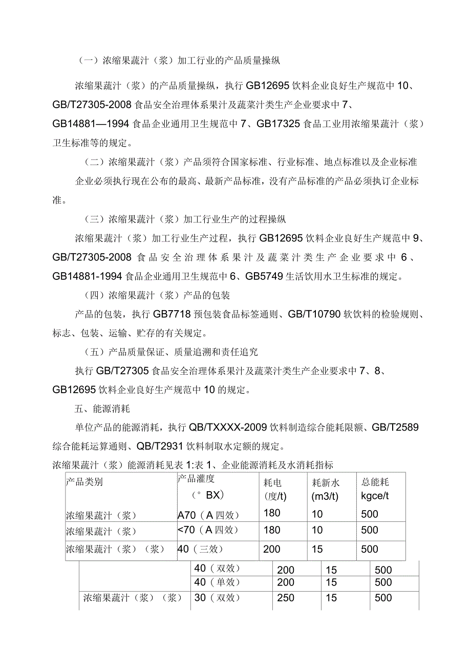 浓缩果蔬汁加工行业准入条件初稿_第4页