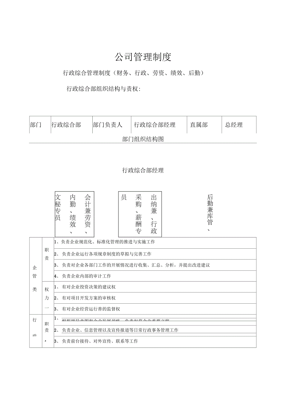 公司管理制度员工工作标准流程考核_第3页