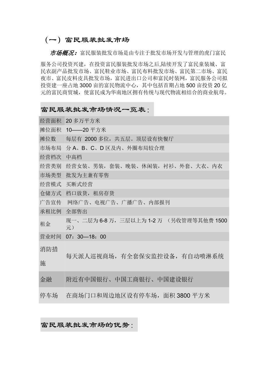 一富民服装批发市场_第1页