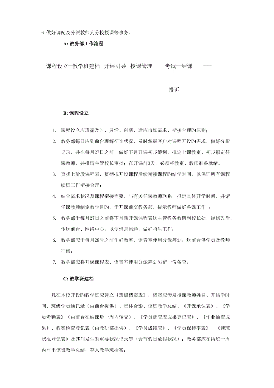 岗位说明书教务主管_第4页