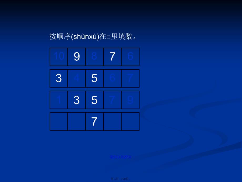 人教一年级数学上册整理和复习学习教案_第3页