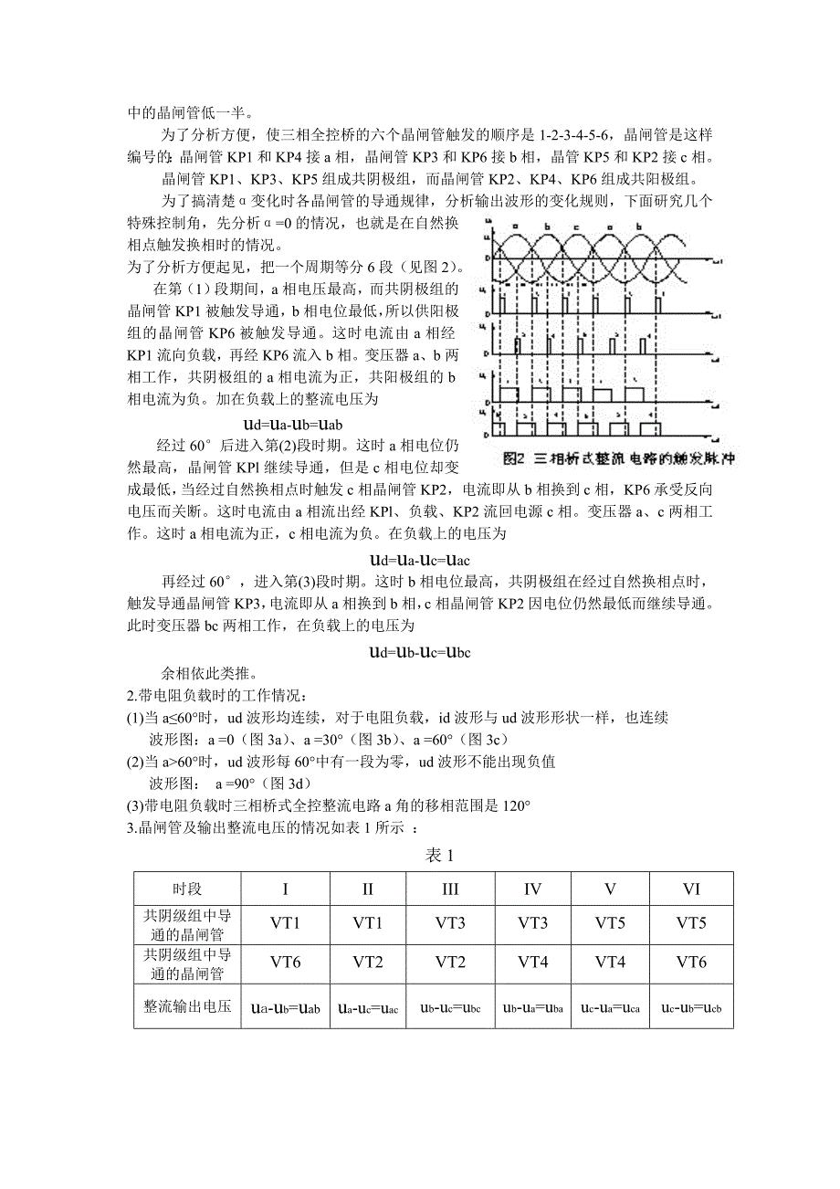 基于Matlab的三相桥式全控整流电路的仿真研究_第2页