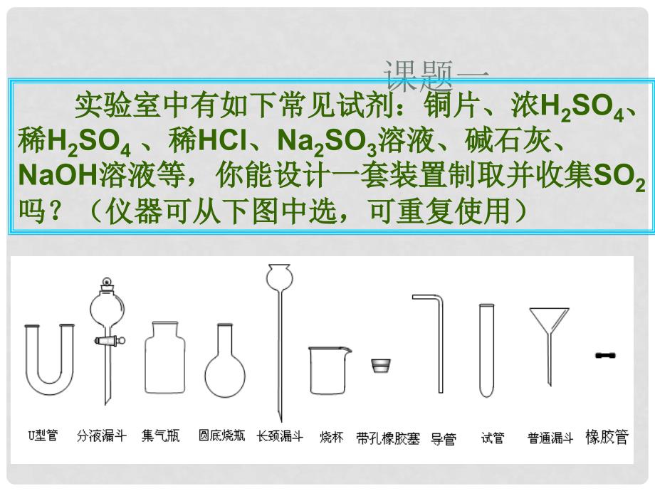 《化学实验设计与评价》二轮专题复习课堂教学课件_第2页