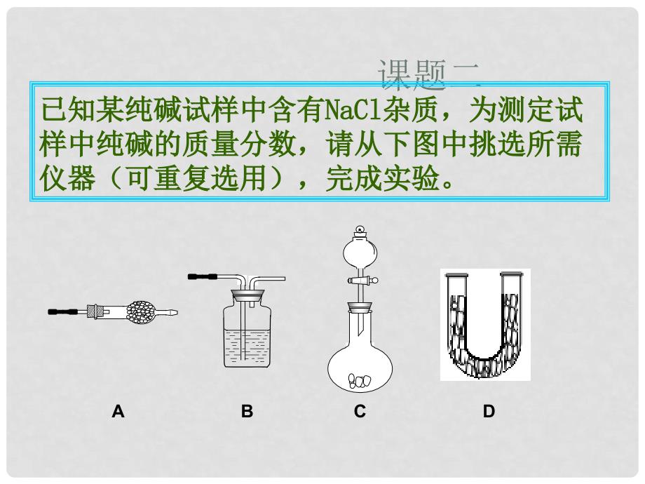 《化学实验设计与评价》二轮专题复习课堂教学课件_第3页