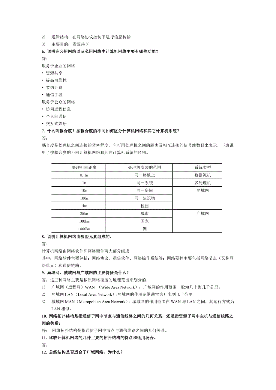 计算机网络习题答案(冯博琴)高等教育出版社名师制作优质教学资料_第2页