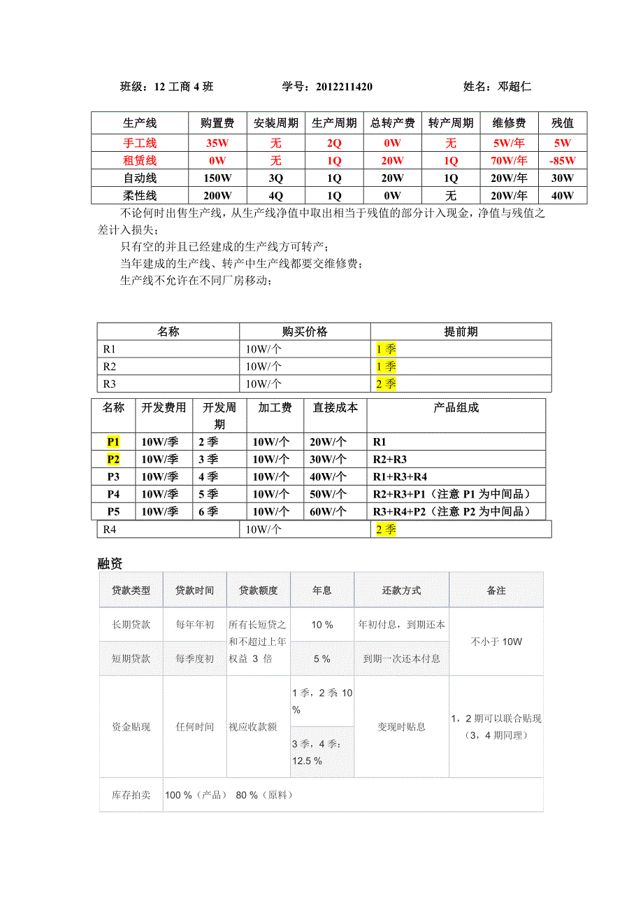 ERP沙盘模拟考试-大作业_第1页