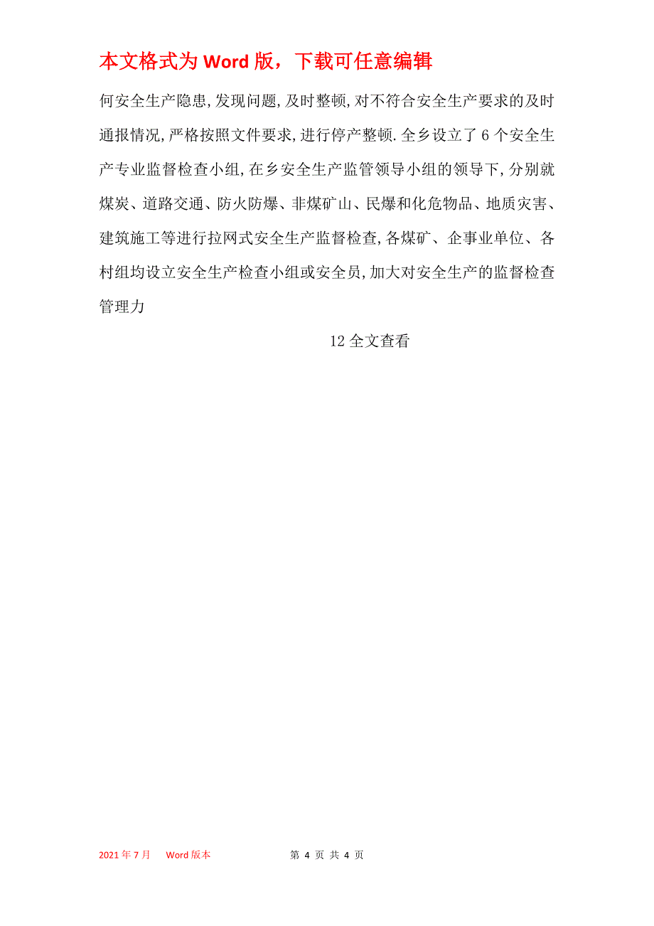 2021年度政府安全工作总结_第4页