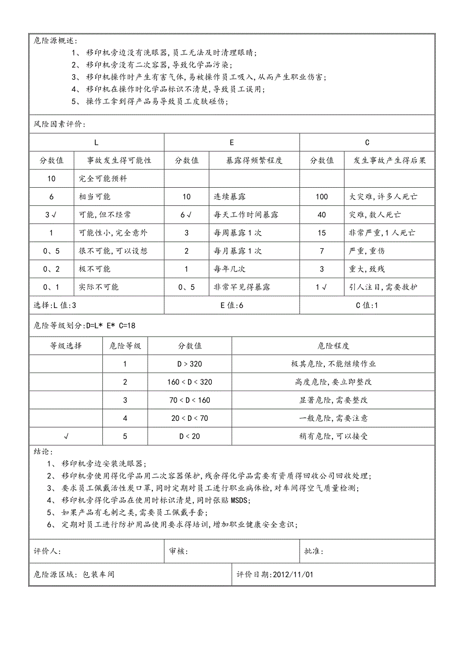 机械设备风险评估表_第4页