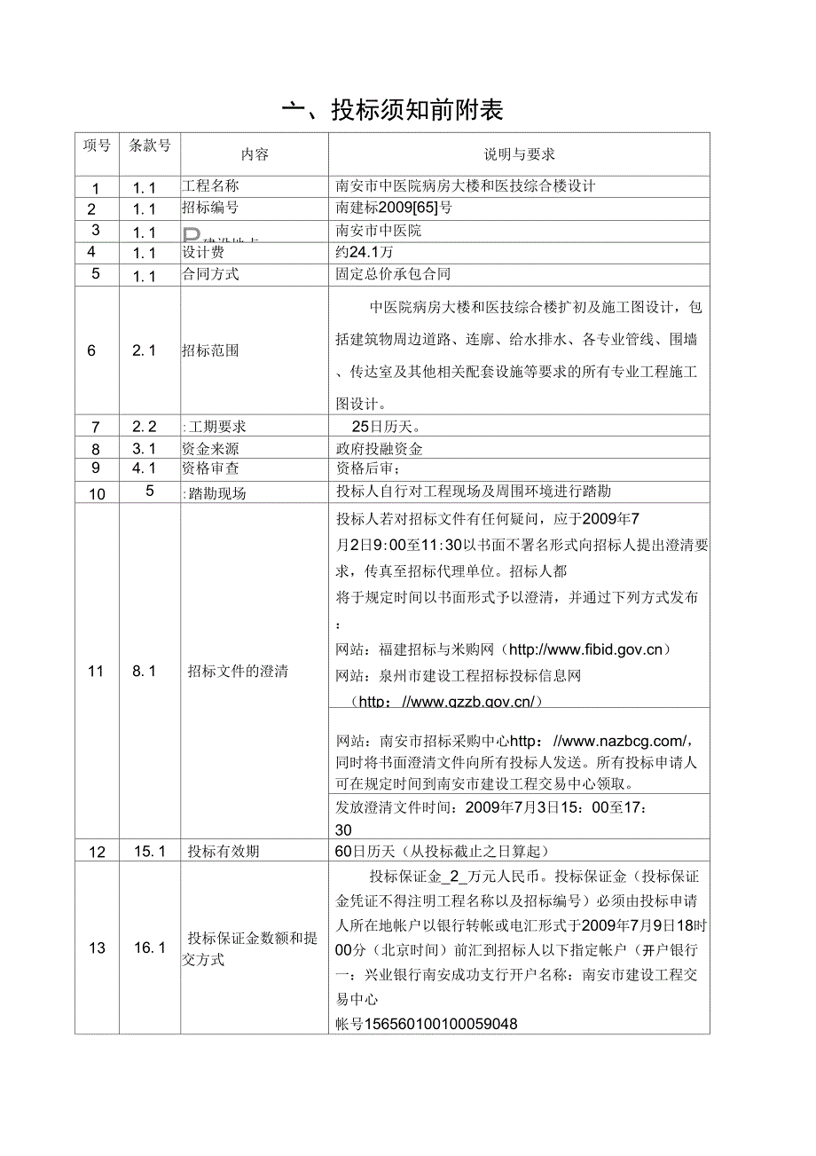 2019年南安市中医院病房大楼和医技综合楼设计_第2页