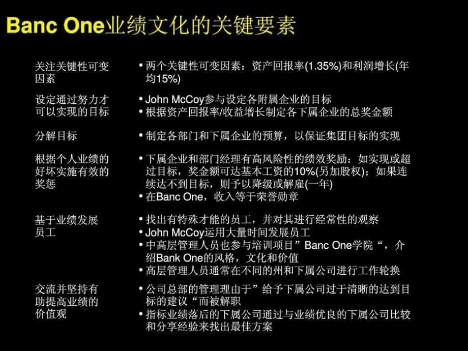 麦肯锡——中国工商银行业绩管理体系使用手册_第5页