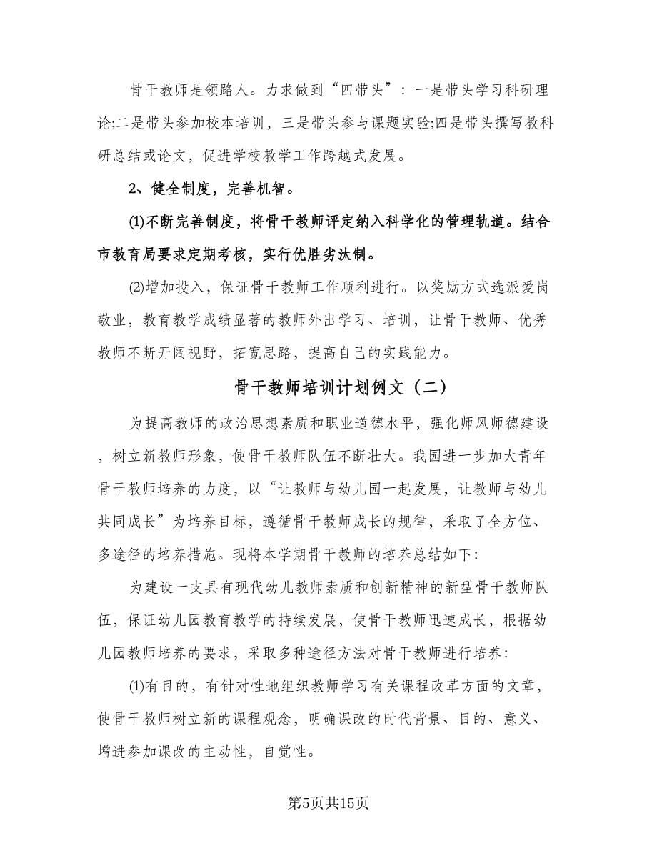 骨干教师培训计划例文（四篇）.doc_第5页