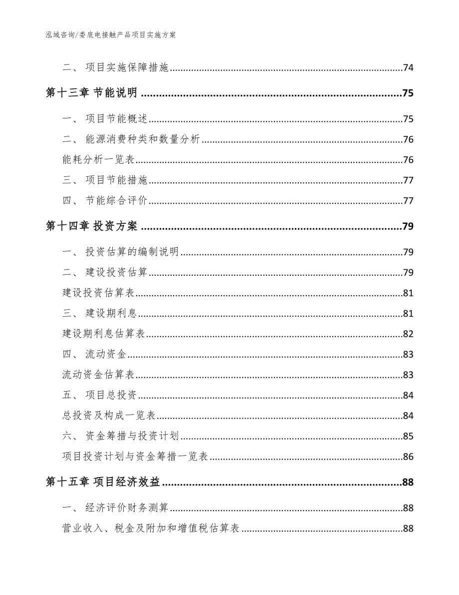 娄底电接触产品项目实施方案_第5页