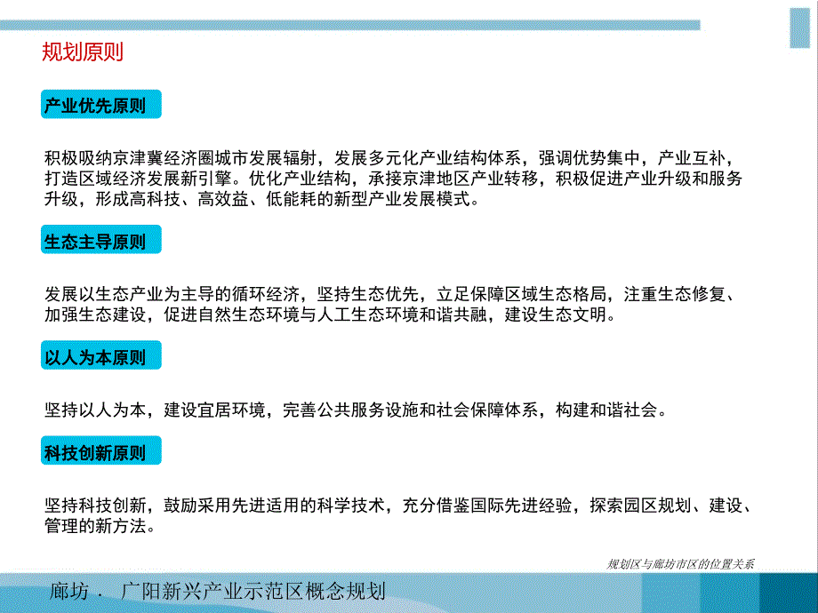 廊坊广阳新兴产业示范区概念规划_第4页