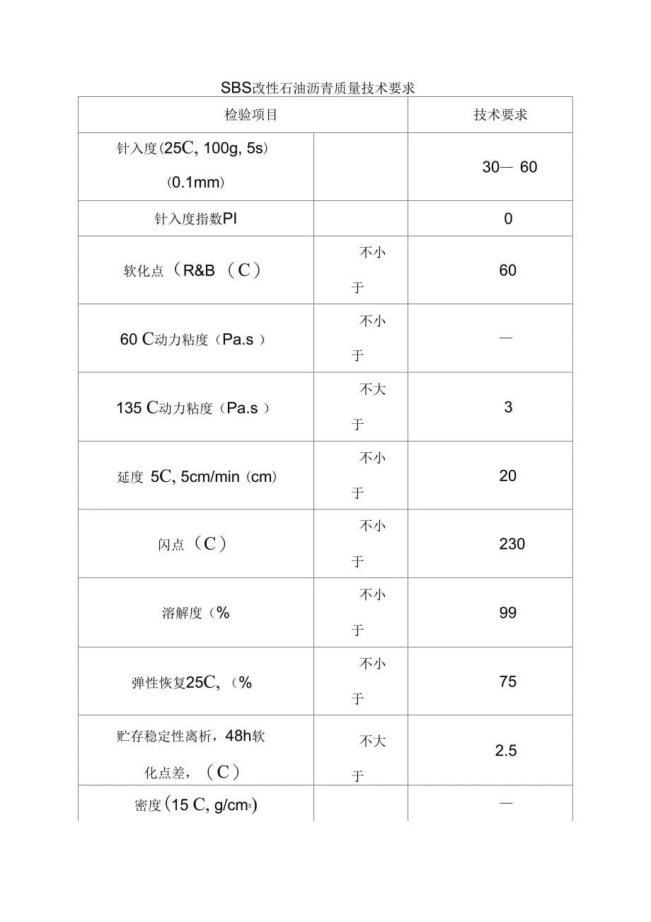 沥青混凝土面层施工方案与技术措施_第5页