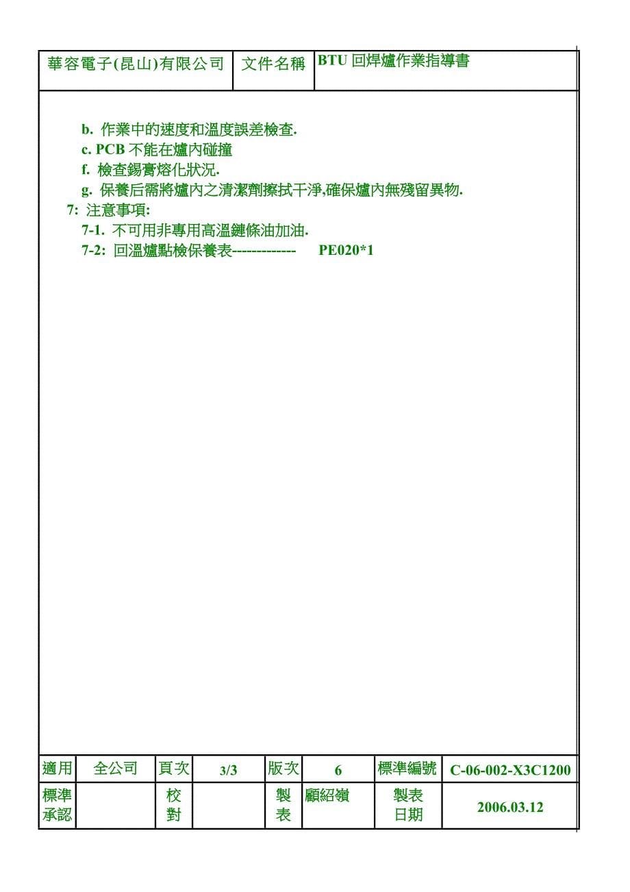 2 BTU回焊炉作业指导书.doc_第5页