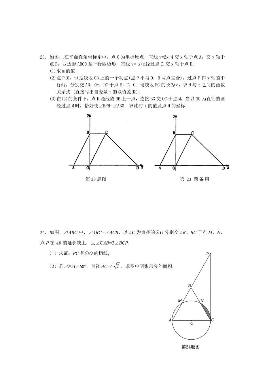 初三期末复习_第5页