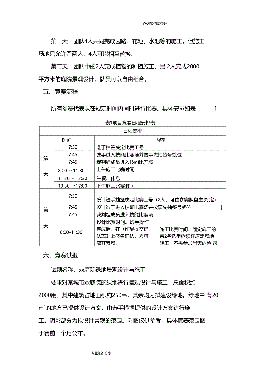 高职园林景观设计国赛规程完整_第3页