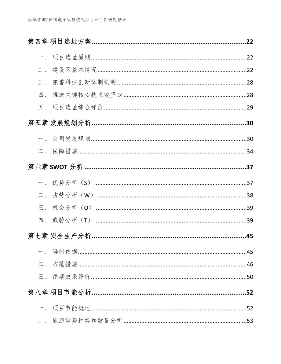 滁州电子级硅烷气项目可行性研究报告模板参考_第2页