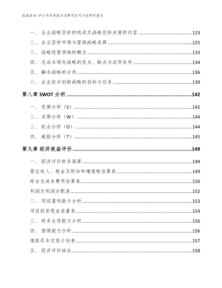 泸水市共享经济消费项目可行性研究报告_第4页