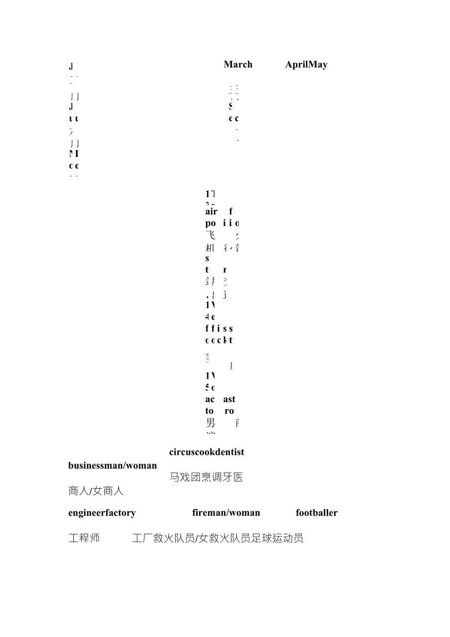 剑桥少儿英语三级单词表_第5页